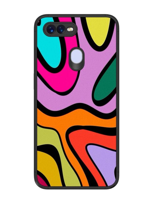 Groovy Swirls Glossy Soft Edge Case for Realme 2 Pro Chachhi