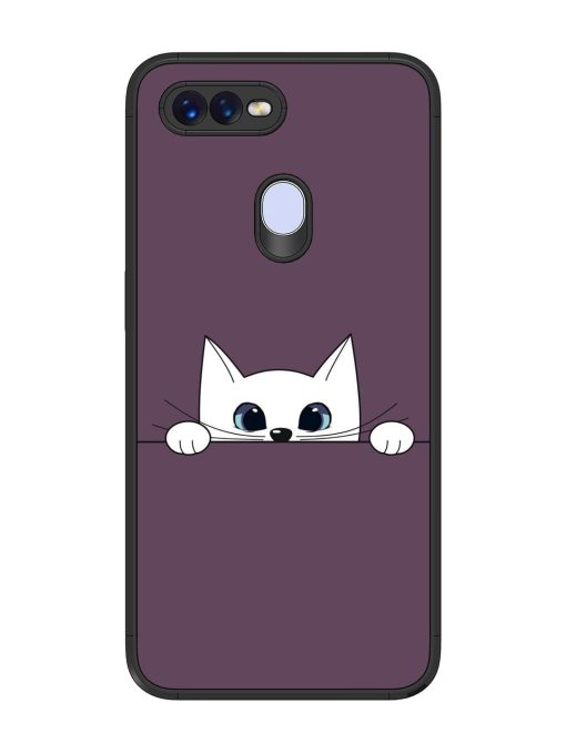 Peek-A-Boo Kitty Glossy Soft Edge Case for Realme 2 Pro Chachhi