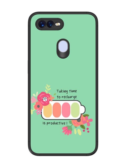 Recharge And Bloom Glossy Soft Edge Case for Realme 2 Pro