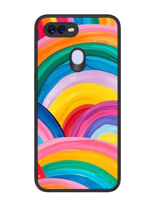 Rainbow Cascade Glossy Soft Edge Case for Realme 2 Pro Chachhi