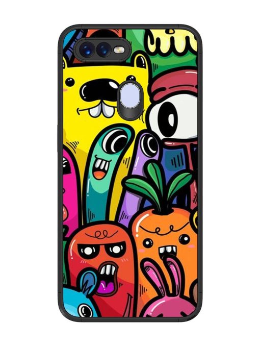 Whimsical Doodle Chaos Glossy Soft Edge Case for Realme 2 Pro