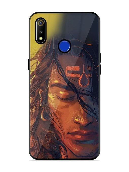 Tranquil Shiva Glossy Soft Edge Case for Realme 3 Chachhi