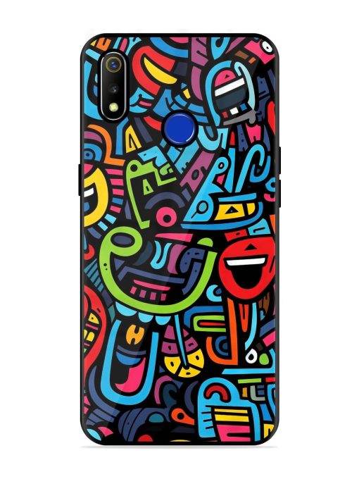 Doodlephoria Glossy Soft Edge Case for Realme 3 Chachhi