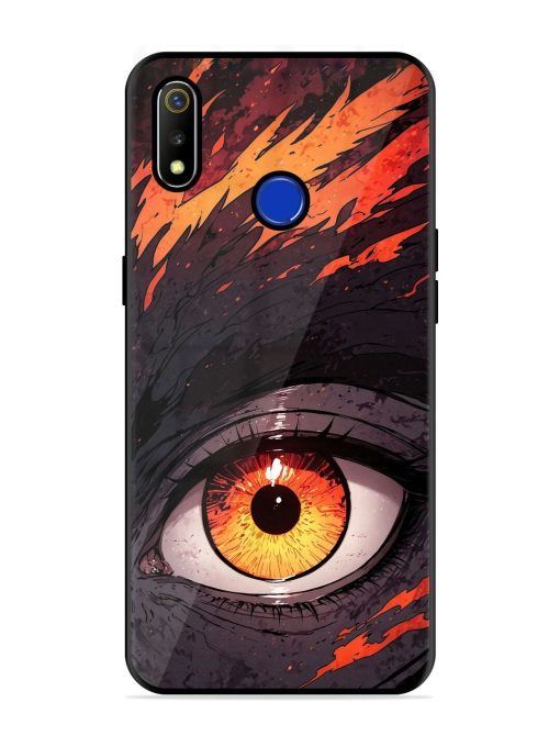 Inferno Gaze Glossy Soft Edge Case for Realme 3