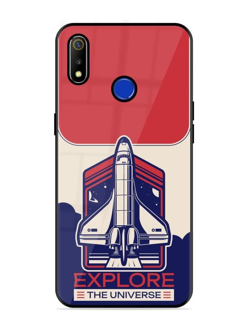 Cosmic Voyage Glossy Soft Edge Case for Realme 3 Chachhi