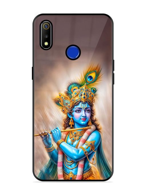 Divine Krishna Glossy Soft Edge Case for Realme 3 Chachhi