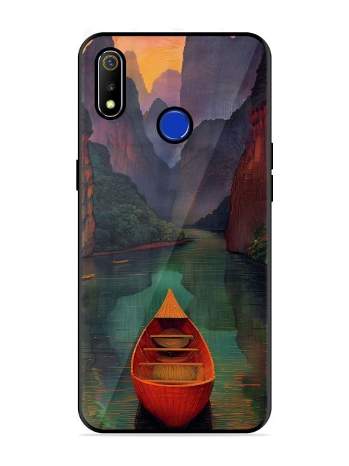 Serene Passage Glossy Soft Edge Case for Realme 3 Chachhi