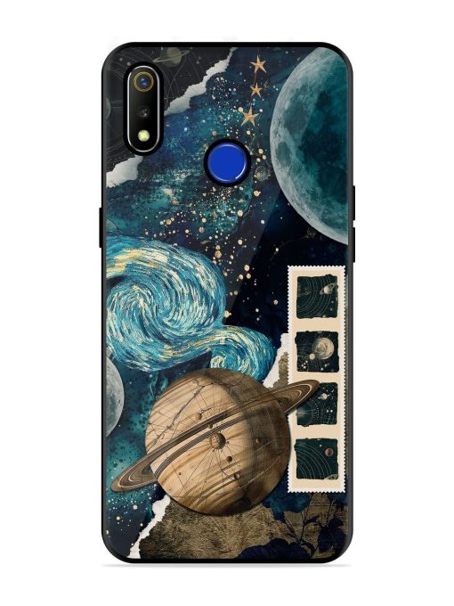 Celestial Tapestry Glossy Soft Edge Case for Realme 3 Chachhi