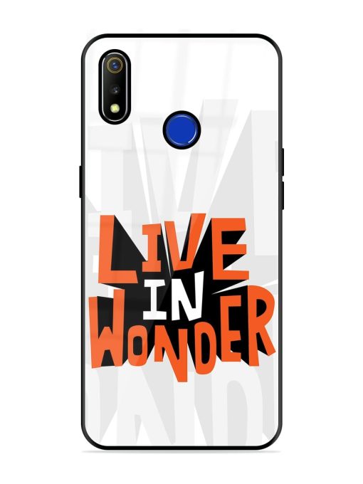 Wonder Burst Glossy Soft Edge Case for Realme 3 Chachhi