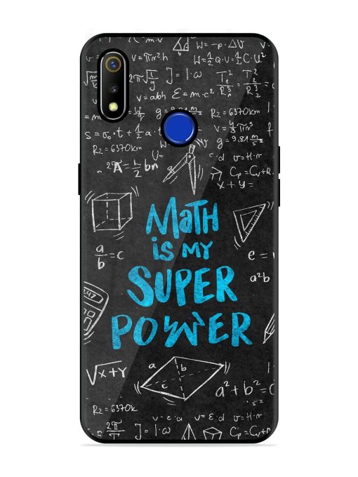 Math Magic Glossy Soft Edge Case for Realme 3 Chachhi