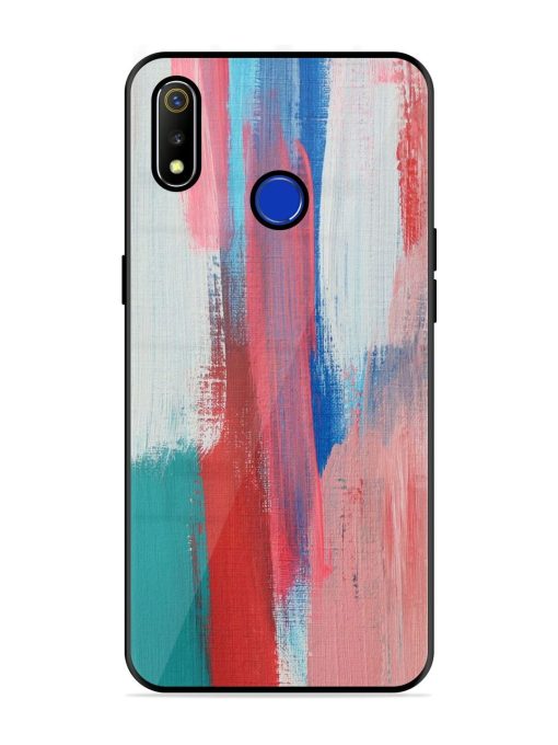 Colorful Chaos Glossy Soft Edge Case for Realme 3 Chachhi