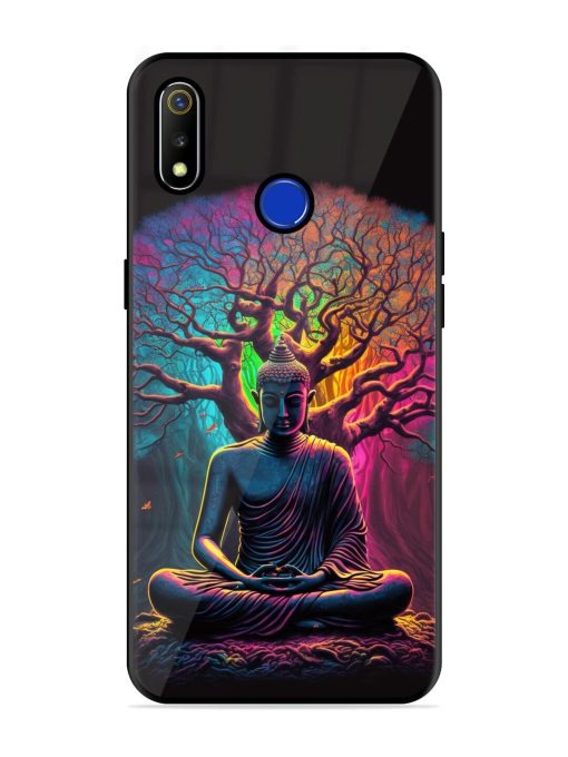 Enlightened Serenity Glossy Soft Edge Case for Realme 3 Chachhi