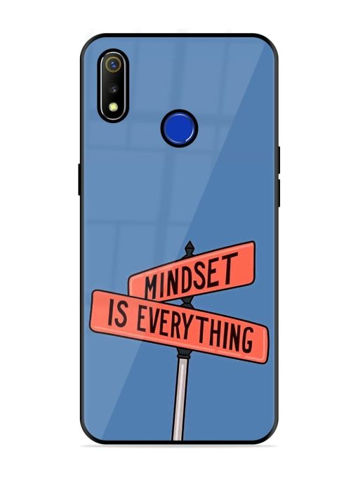 Mindset Matters Glossy Soft Edge Case for Realme 3 Chachhi