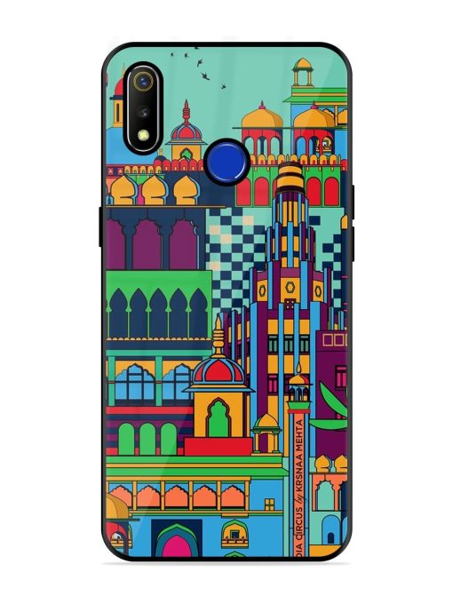 Indian Tapestry Glossy Soft Edge Case for Realme 3 Chachhi