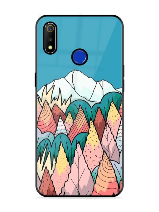 Mountain Dreamscape Glossy Soft Edge Case for Realme 3 Chachhi