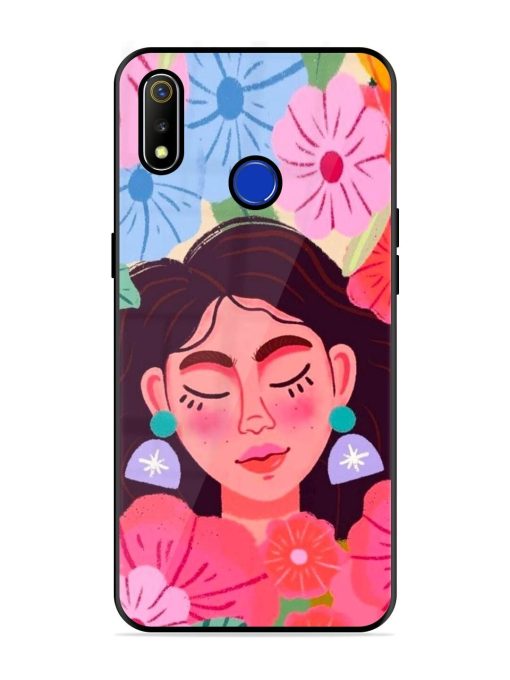 Blooming Serenity Glossy Soft Edge Case for Realme 3 Chachhi