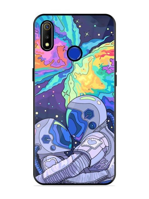 Cosmic Love Glossy Soft Edge Case for Realme 3 Chachhi