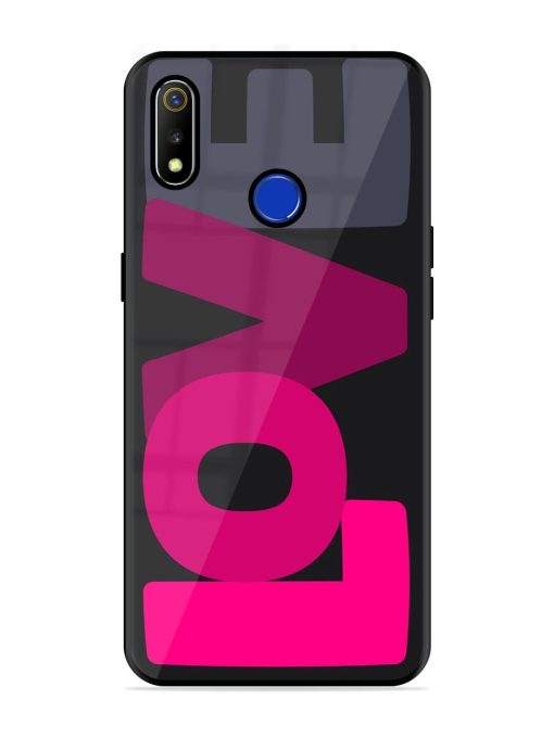 Pixelated Pastel Glossy Soft Edge Case for Realme 3 Chachhi