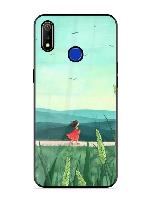 Solitude'S Serenity Glossy Soft Edge Case for Realme 3 Chachhi