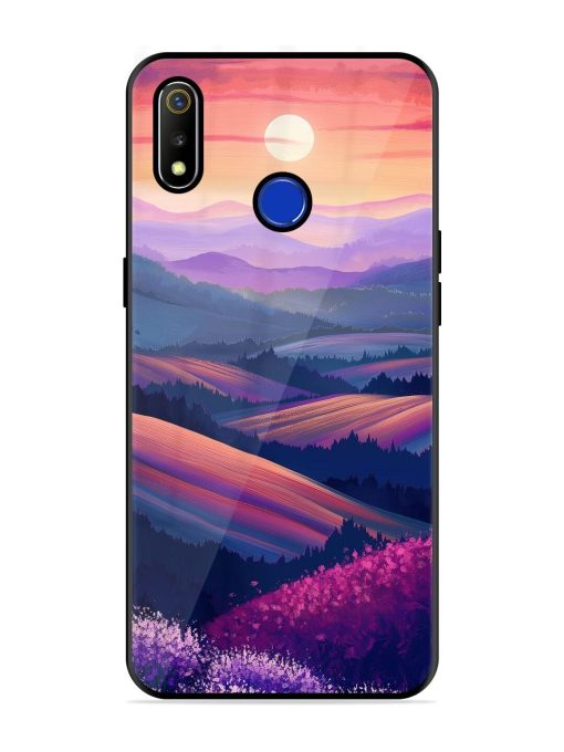 Twilight'S Embrace Glossy Soft Edge Case for Realme 3 Chachhi