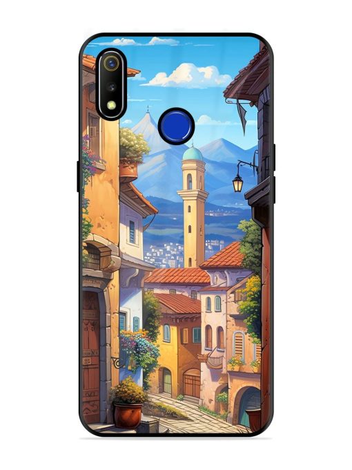 Tuscan Twilight Glossy Soft Edge Case for Realme 3 Chachhi