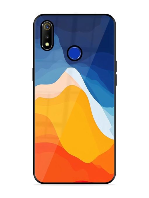 Liquid Landscape Glossy Soft Edge Case for Realme 3 Chachhi