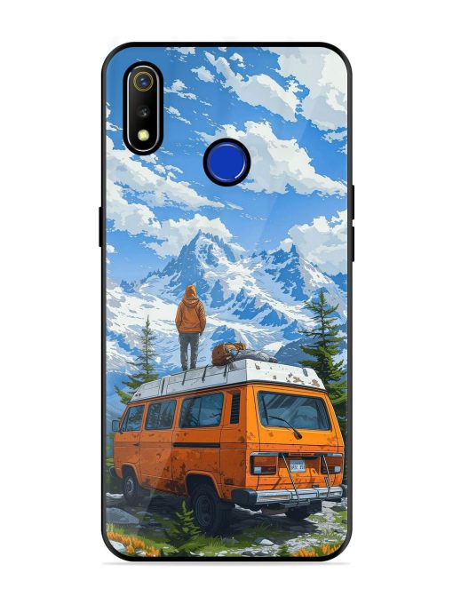 Mountaintop Solitude Glossy Soft Edge Case for Realme 3 Chachhi