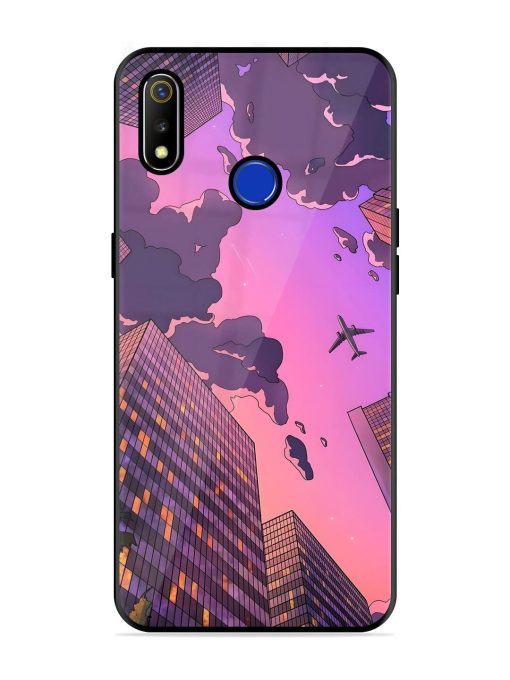 Urban Twilight Glossy Soft Edge Case for Realme 3 Chachhi