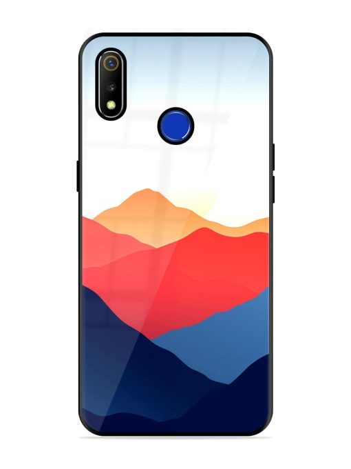 Sunset Peaks Glossy Soft Edge Case for Realme 3 Chachhi