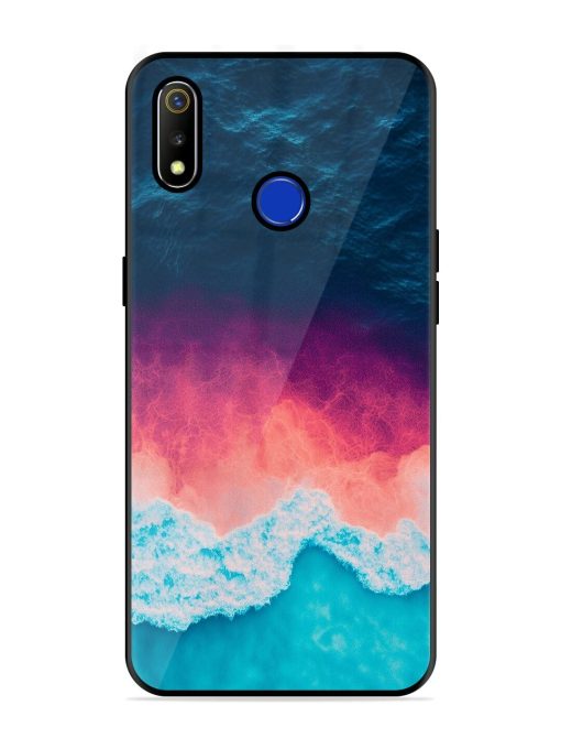 Where The Ocean Meets The Sky Glossy Soft Edge Case for Realme 3 Chachhi