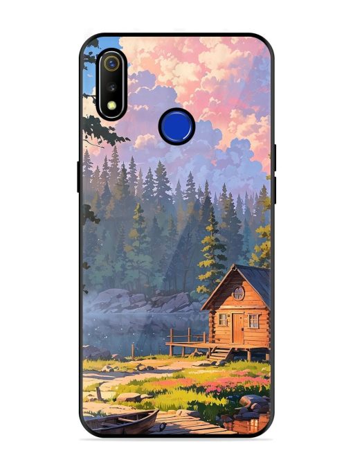 Lakeside Serenity Glossy Soft Edge Case for Realme 3 Chachhi