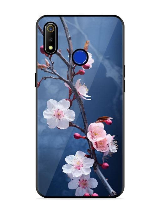 Delicate Blossoms Glossy Soft Edge Case for Realme 3 Chachhi