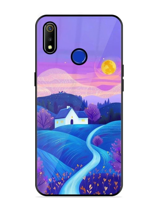 Moonlit Meadow Glossy Soft Edge Case for Realme 3 Chachhi