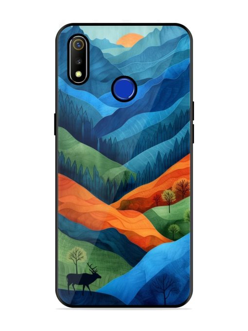 Layers Of The Land Glossy Soft Edge Case for Realme 3 Chachhi