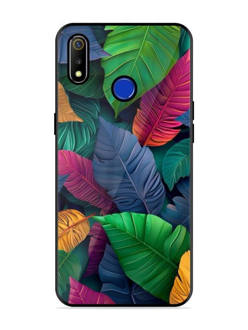 Tropical Tapestry Glossy Soft Edge Case for Realme 3 Chachhi