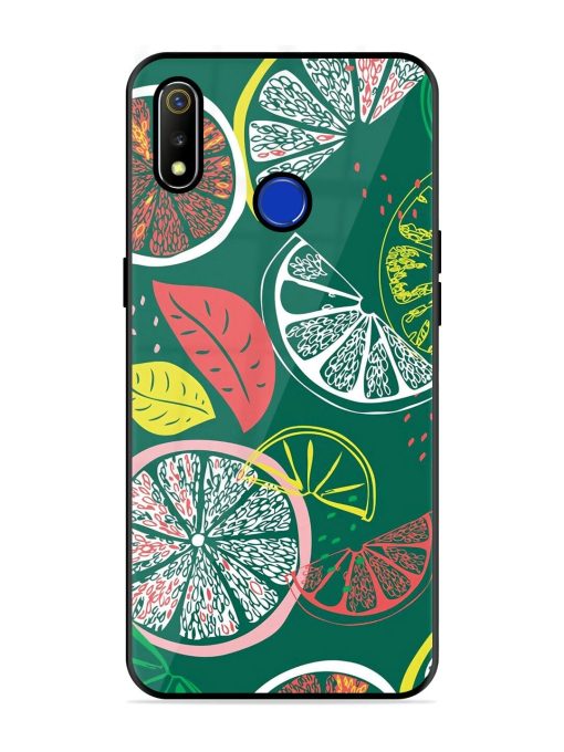 Citrus Symphony Glossy Soft Edge Case for Realme 3 Chachhi