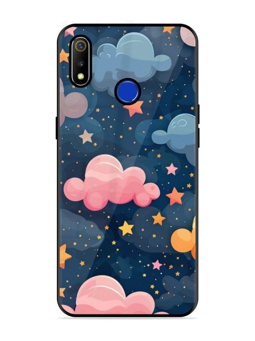 Twinkling Dreams Glossy Soft Edge Case for Realme 3 Chachhi