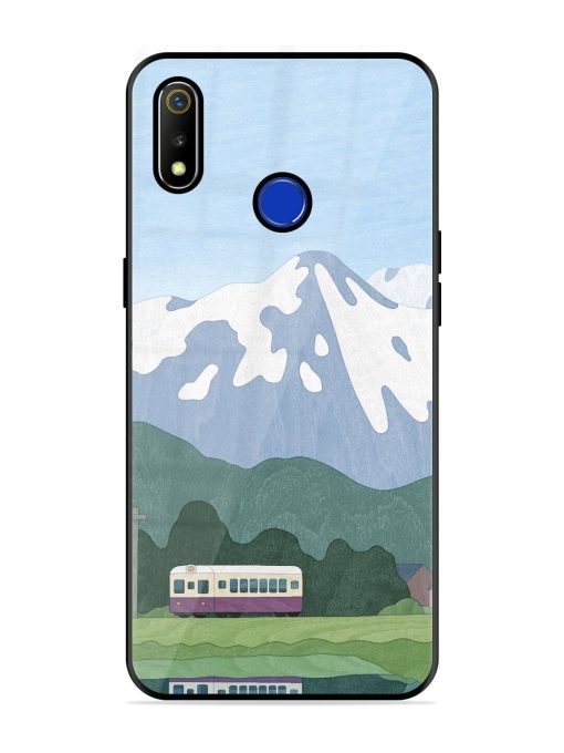 Mountainside Reflections Glossy Soft Edge Case for Realme 3 Chachhi