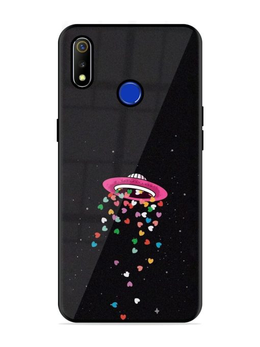 Love From Above Glossy Soft Edge Case for Realme 3 Chachhi