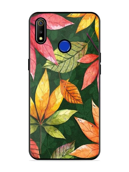 Autumn'S Embrace Glossy Soft Edge Case for Realme 3 Chachhi