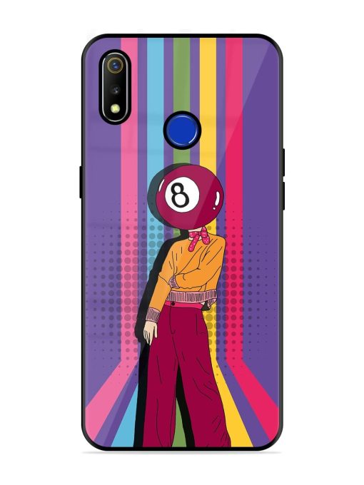 Eight Ball Fashionista Glossy Soft Edge Case for Realme 3