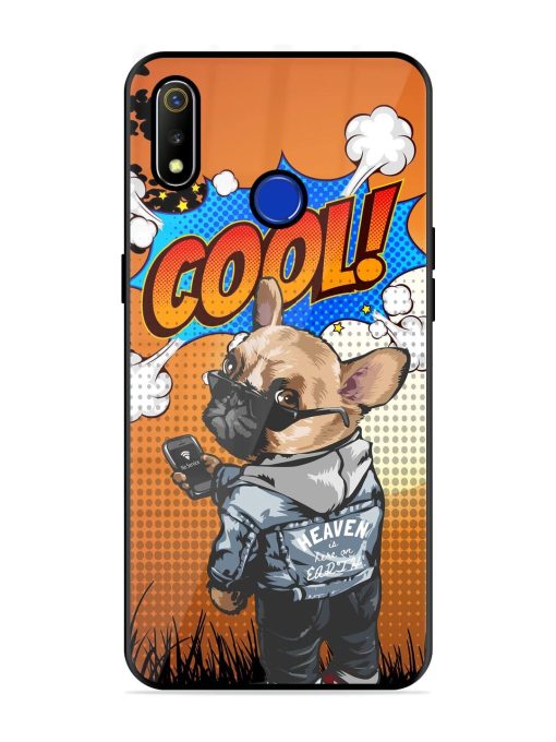 Cool Pup Glossy Soft Edge Case for Realme 3 Chachhi