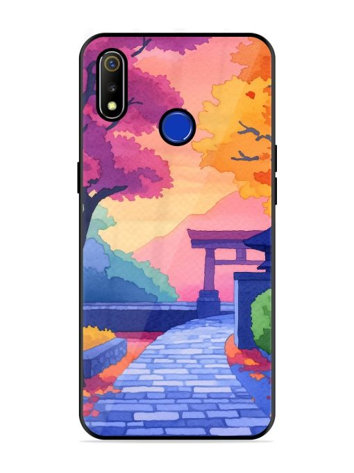 Autumnal Serenity Glossy Soft Edge Case for Realme 3 Chachhi