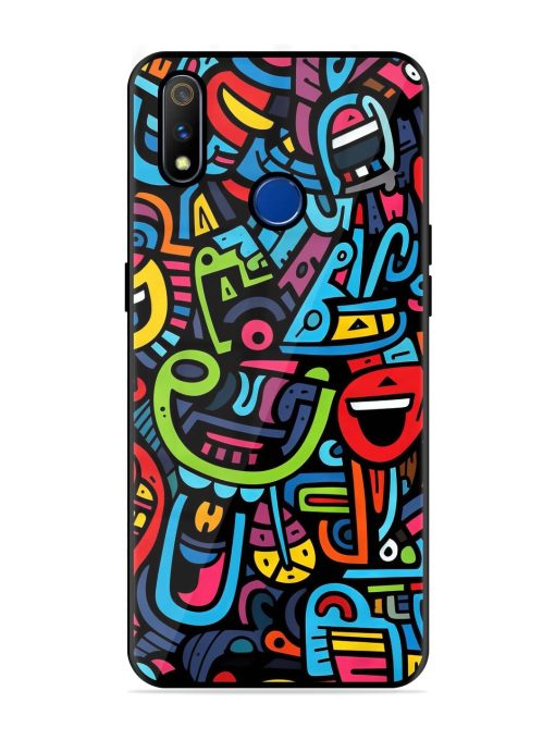 Doodlephoria Glossy Soft Edge Case for Realme 3 Pro Chachhi