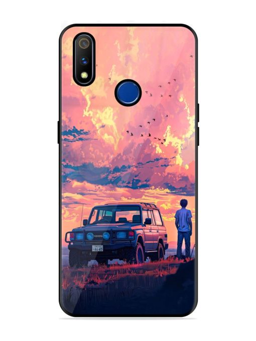 Solitude'S Horizon Glossy Soft Edge Case for Realme 3 Pro Chachhi