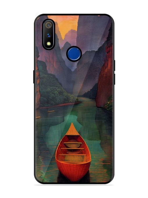 Serene Passage Glossy Soft Edge Case for Realme 3 Pro Chachhi