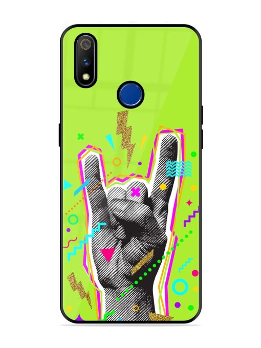 Neon Rock Glossy Soft Edge Case for Realme 3 Pro Chachhi