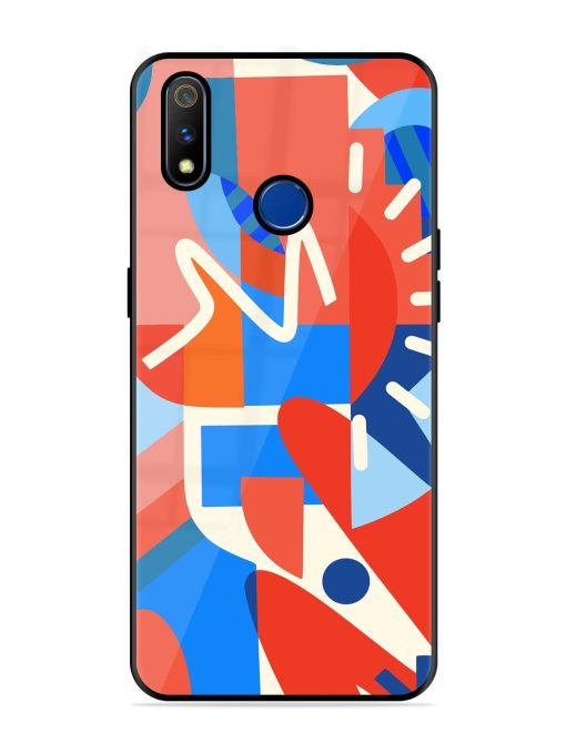 Abstract Harmony Glossy Soft Edge Case for Realme 3 Pro Chachhi