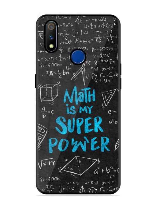 Math Magic Glossy Soft Edge Case for Realme 3 Pro Chachhi