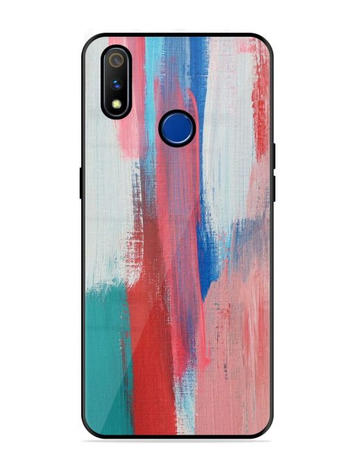 Colorful Chaos Glossy Soft Edge Case for Realme 3 Pro Chachhi